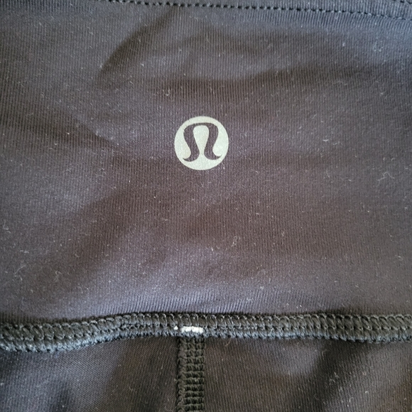 Lululemon Skinny Groove Pant Full On Luon Black Cayman Stripe 4 - Picture 12 of 13